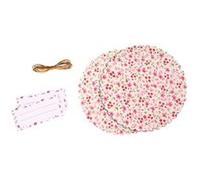 Set décoratif pour pot de confiture Fleurs Rayher