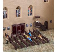 Set décoration église-HO 1/87-FALLER 180346