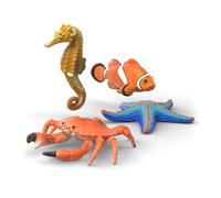 Schleich Wild Life | Set découverte : Les Animaux Marins 42742 | 4 pièces