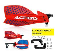 Set Déflecteurs Acerbis X-Force - Rouge/Bleu 0022115-344