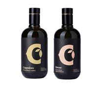Set Dégustation Huile d'Olive Extra Vierge Ciccolella Coppadoro et Faresse 500 ml x 2