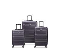 Set DELSEY Air Armour 3 Trolley - 55 - 68 - 77Cm Exp 4Dr Violet 418468
