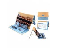 Set Deluxe Aiguilles Interchangeables Ginger N° 3,5 À 12 Cables 60, 80 Et 100 Cm - Knitpro