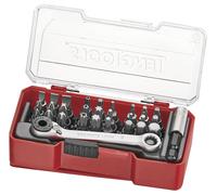 Set d'embouts avec clip ceinture 1/4 PH- PZ- TX-- TPX- HEX- rob 29 pièces Teng Tools TJ1429