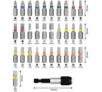 Bosch 2 607 017 319 foret Ensemble de forets 32 pièce(s)