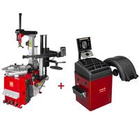 Set démonte-pneu BT300H 3x400V + équilibreuse de roues BB500 230V MW Tools BT300H SET4