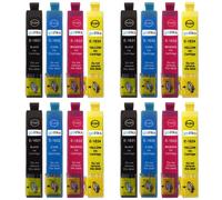 Set d'encre compatible Go Inks 16XL - 4 cartouches Noir Cyan Magenta Jaune pour Epson Workforce (T1631-T1634) non OEM