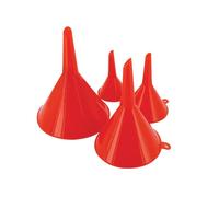 Set d'entonnoirs en plastique, 4 pièces