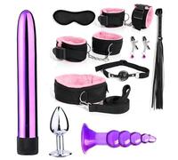 Set D'EntraîNement Multifonctionnel Accessoire CôNe Nylon 11 PièCes, Cadeau De Couple Fitness éTirement De Hanche+Y11.2(Rose)