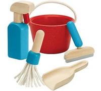 Plan Toys - Set d'entretien G - Kit de nettoyage - Rouge