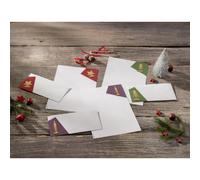 Set d'enveloppes à motif de Noël 'Cut-out style', long