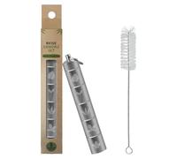 Set d'Épices de Voyage et Pique-Nique 5 en 1, Boîtes en Aluminium Étanches,Pots à Epices Portables en Acier inoxydable pour Pique-Nique en Plein air, Barbecue, Voyage, Pots à Epices, Saupoudreuses