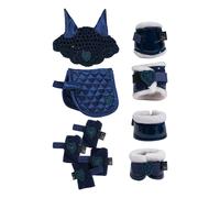 HKM Cuddle Pony Kit d'équitation de démarrage Bleu foncé Taille Unique