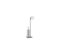 kela Garniture de WC avec Support de Papier Toilette et Porte-Brosse 71cm, Brosse de WC avec Porte-Brosse de WC fermé Style, métal Brillant