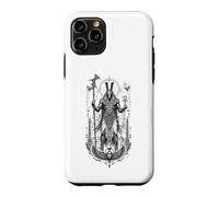 Set Desert Chaos God Ancient Egyptien Art Noir et Blanc Coque pour iPhone 11 Pro