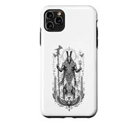 Set Desert Chaos God Ancient Egyptien Art Noir et Blanc Coque pour iPhone 11 Pro Max