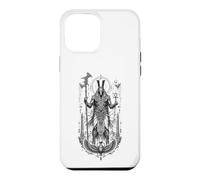 Set Desert Chaos God Ancient Egyptien Art Noir et Blanc Coque pour iPhone 12 Pro Max