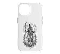 Set Desert Chaos God Ancient Egyptien Art Noir et Blanc Coque pour iPhone 14