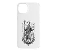 Set Desert Chaos God Ancient Egyptien Art Noir et Blanc Coque pour iPhone 14 Plus