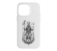 Set Desert Chaos God Ancient Egyptien Art Noir et Blanc Coque pour iPhone 14 Pro Max
