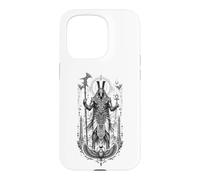 Set Desert Chaos God Ancient Egyptien Art Noir et Blanc Coque pour iPhone 15 Pro