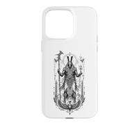 Set Desert Chaos God Ancient Egyptien Art Noir et Blanc Coque pour iPhone 15 Pro Max