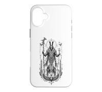 Set Desert Chaos God Ancient Egyptien Art Noir et Blanc Coque pour iPhone 16 Plus