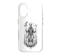 Set Desert Chaos God Ancient Egyptien Art Noir et Blanc Coque pour iPhone 17