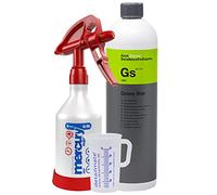 Set Detailmate de Kwazar avec vaporisateur 360 degrés, nettoyant universel Koch Chemie Green Star 1 L et jauge de mesure 50 ml
