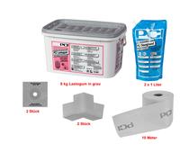 Set D'Étanchéité Lastogum PCI 8 KG Gris Pour Douche