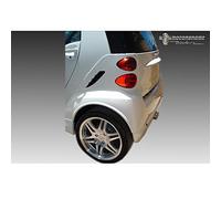 Set d'extensions de garde-boues (arrièr) MCC Smart ForTwo 4/2007- (2-pièces) (ABS), Non peint