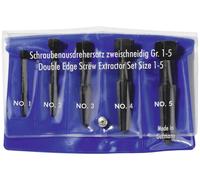 Rennsteig extracteur de vis (jeu de 5 pièces, sans endommager les filetages, pour filetages à droite et à gauche, antidérapant) R4719003