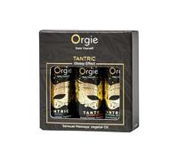 Orgie Coffret huiles de massage Tantric Mini Size 3 parfums sensuels Hydratation 3 x 30 ml