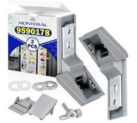 Set di Charnières Poignee de Refrigerateur pour Liebherr Porte les Codes 9590178 9590124 9590190 - Garantie de 10 Ans - MONTERAL