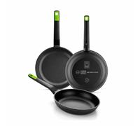 Set di padelle BRA GASTRO A841201 Alluminio Forgiato 3 Pezzi