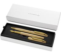 Set d'instruments d'écriture Pelikan Jazz Noble Elegance or 1 stylo à bille + 1 stylo plume