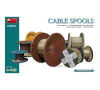 MiniArt Kit enrouleurs de câbles 49008 – 1/48 – 8 pièces, non peints, à assembler