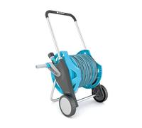Set Discover complet - chariot + tuyau d'arrosage 30 m + raccords et accessoires de raccordement