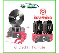 Set Disques + Plaquettes Brembo Arrière Pour Audi A3 - 8L1 - 96- > 03