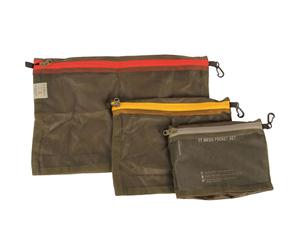 Set d'organisateurs Mesh Pockets Tasmanian Tiger - Olive