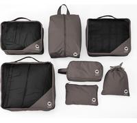 Set d'organiseurs de voyage 7 pièces Organiseur de valise Aide à l'emballage Packing Cubes Sacs de voyage imperméables Cubes d'emballage Sacs à vêtements Rangement Organisateur de bagages,Graphite