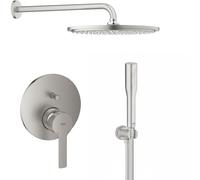 Set douche à effet de pluie Grohe Rainshower 26066DC0, mitigeur bain-douche Grohe Lineare 24064DC1, 26658DC0, 27400DC0, 28362DC1