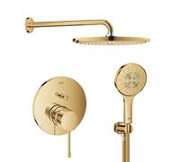 Set douche à effet de pluie Grohe Rainshower 26066GL0, mitigeur bain-douche Grohe Essence 24058GL1, 26574GL0, 26658GL0, 28362GL1