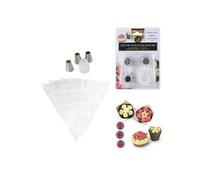 set douilles fleurs inox adaptateur 4 poches - KP5428