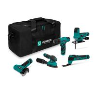 Set d'outils 12V | Comprend 5 machines, 5 batteries et un sac à outils