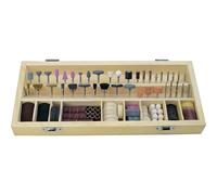 Set d'outils à fraiser-meuler-polir Brüder Mannesmann M92568 Diam. tige 3,2 mm