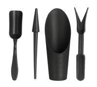 Set d'outils de jardinage en plastique : pelle, molette, semoir manuel