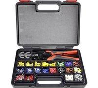 Set doutils de sertissage TOOLCRAFT PZ-507 1365635 439 pièces pour cosses, pour connecteur plat, pour cosses Faston, pour connecteurs de jonction, pour embouts G