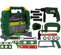 Set d'outils DIY dans une mallette verte