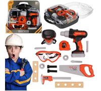 Set d'outils - MEGA CREATIVE - Valise 10 pièces - Pour enfants 3 ans et plus - Sûr et pratique